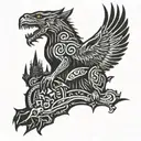 Queens of the Stone age tattoo design idea