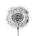 Dandelion tattoo design idea