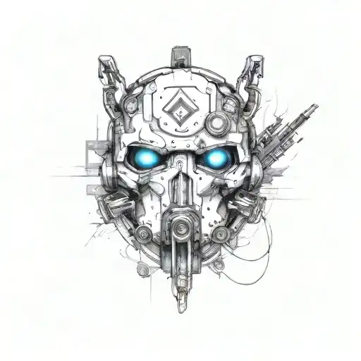 borderlands new u station tattoo design idea