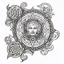creat your own reality symbol tattoo design idea