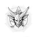 baphomet tattoo design idea