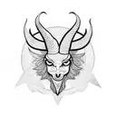 baphomet tattoo design idea