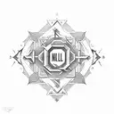 NEL and 1997 in roman numerals tattoo design idea