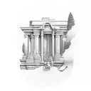 NEL and 1997 in roman numerals tattoo design idea