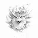 NEL and 1997 in roman numerals tattoo design idea