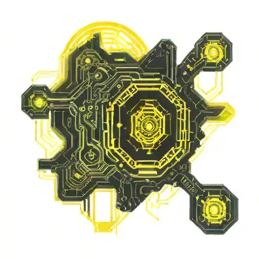 yellow rivers flowing to underworld near bridge of oblivion tattoo design idea