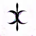 Psychedelic Fractal tattoo design idea