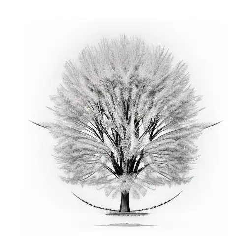 willow tree  tattoo design idea