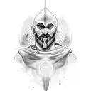 kratos mimir tattoo design idea