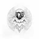 scarlet macaw tattoo design idea