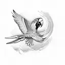 scarlet macaw tattoo design idea