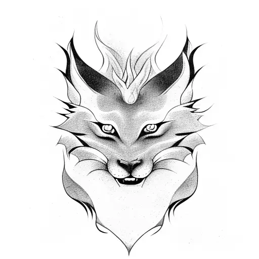 kurama tattoo design idea