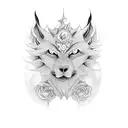 kurama tattoo design idea