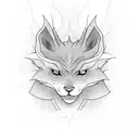 kurama tattoo design idea