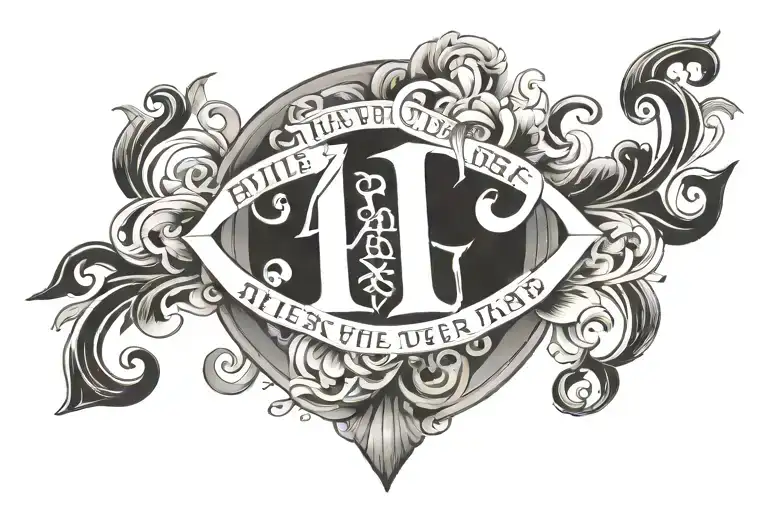 Bible verse Philippians 4:13 tattoo design idea