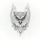 cover up tattoo above knee owl tattoo design idea