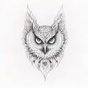 cover up tattoo above knee owl tattoo design idea