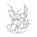 frisson visualized, the shiver you get of excitement or reward based tattoo design idea