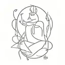 frisson visualized, the shiver you get of excitement or reward based tattoo design idea