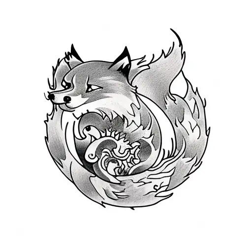 firefox  tattoo design idea