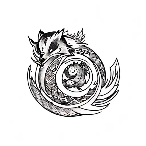 firefox  tattoo design idea