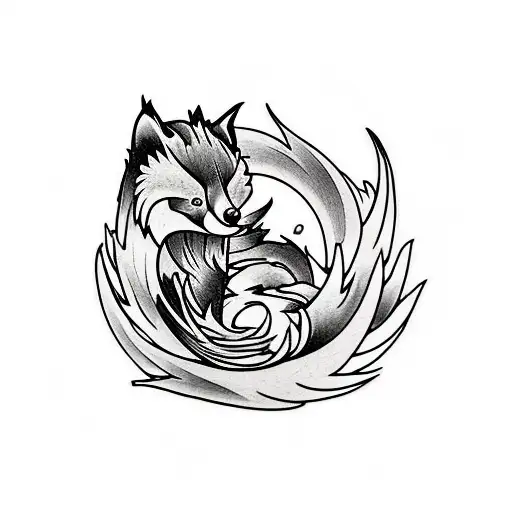 firefox  tattoo design idea