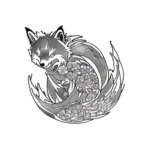 firefox  tattoo design idea