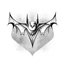 Bat tattoo design idea