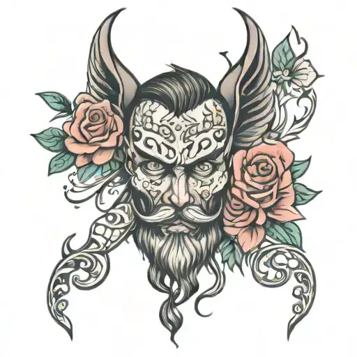father role model  tattoo design idea
