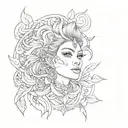 avani tattoo design idea