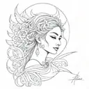 avani tattoo design idea