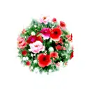 poppy, hibiscus, peony, roses, celosia, bee tattoo design idea