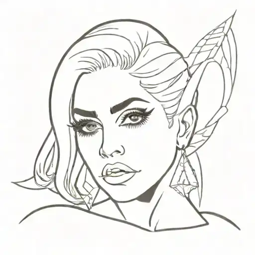 lady gaga tattoo design idea