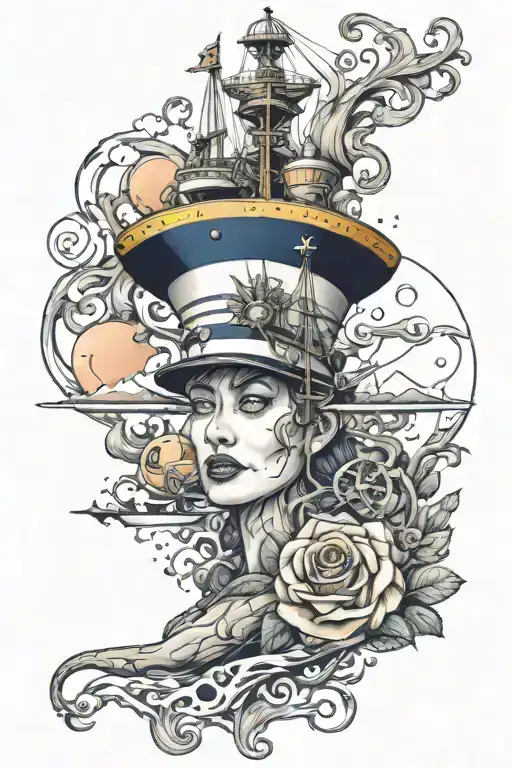navy tattoo design idea