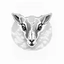 jesus and lamb tattoo design idea