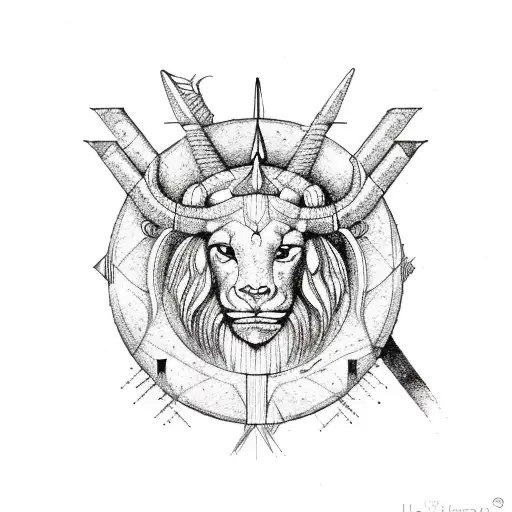 leo Sagittarius Capricorn Cancer Libra tattoo design idea