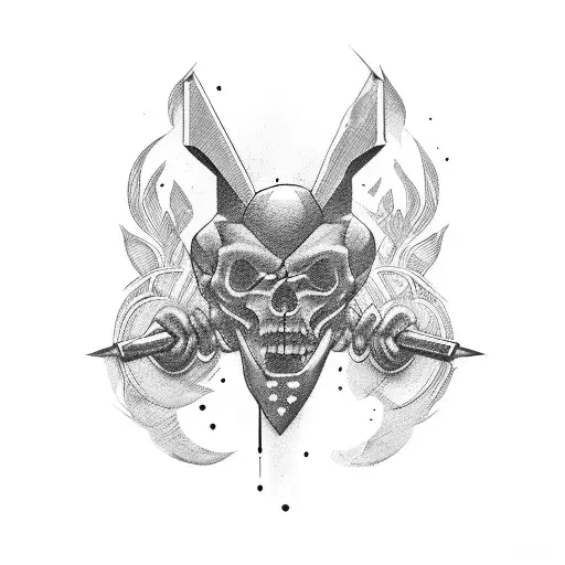 strength body mind fulfilment tattoo design idea