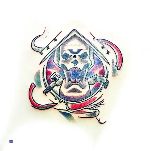 strength body mind fulfilment tattoo design idea