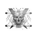 strength body mind fulfilment tattoo design idea