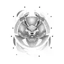 strength body mind fulfilment tattoo design idea