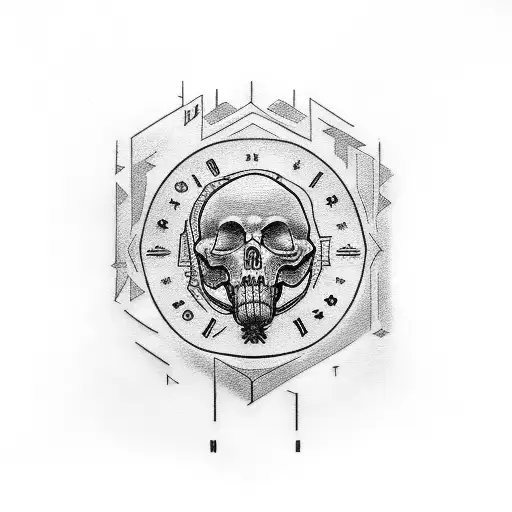 godfather logo with the hand tattoo design idea