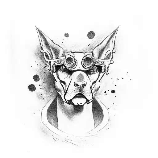 Michael with godfather logo tattoo design idea