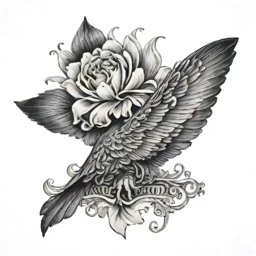 Design a black-grey tattoo symbolizing the concept of 'you can get what you want or you can just get old' from Billy Joel's song Vienna tattoo design idea