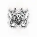 Firefighting tattoo design idea