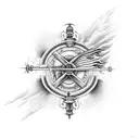 Firefighting tattoo design idea