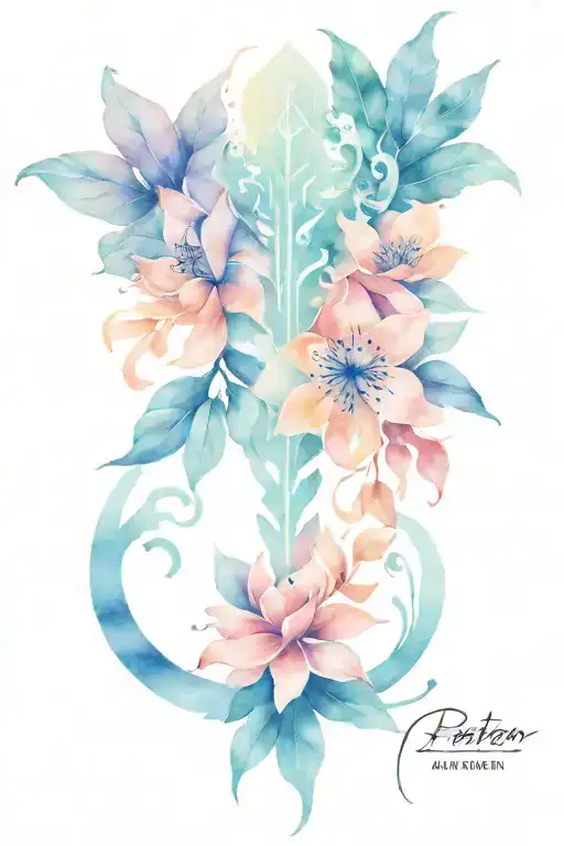 totem style tattoo incorporating perezoso tattoo design idea