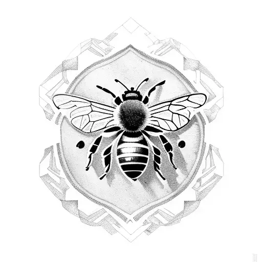 Leicester city and a bee and everywhere by Fleetwood Mac  tattoo design idea