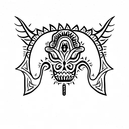 ajolote azteca  tattoo design idea