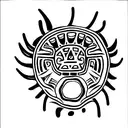ajolote azteca  tattoo design idea
