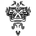 ajolote azteca  tattoo design idea